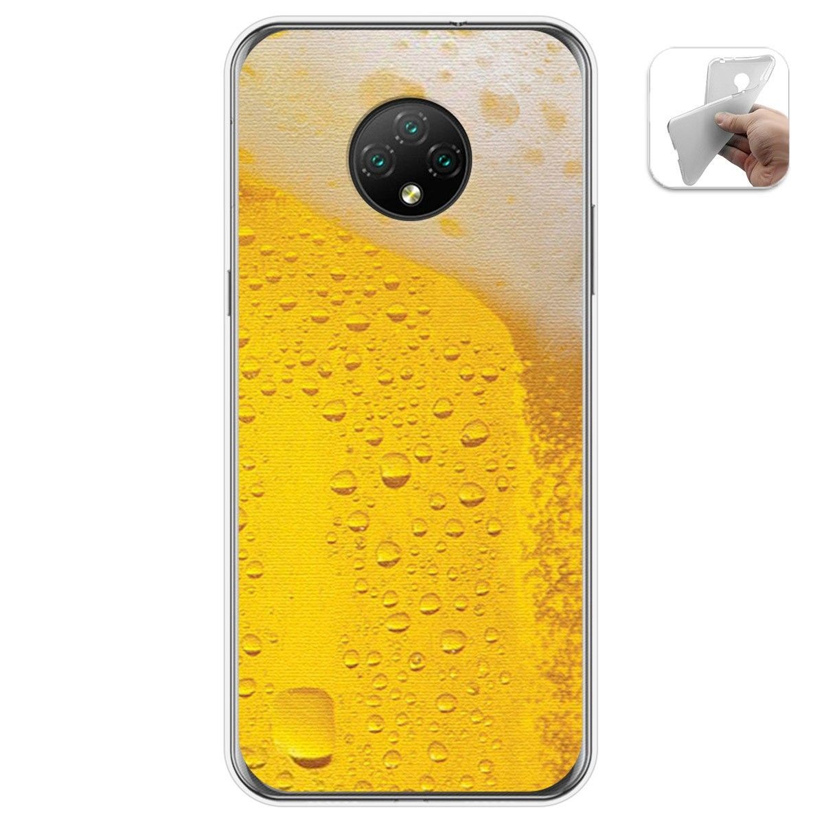 Funda Gel Tpu para Doogee X95 diseño Cerveza Dibujos