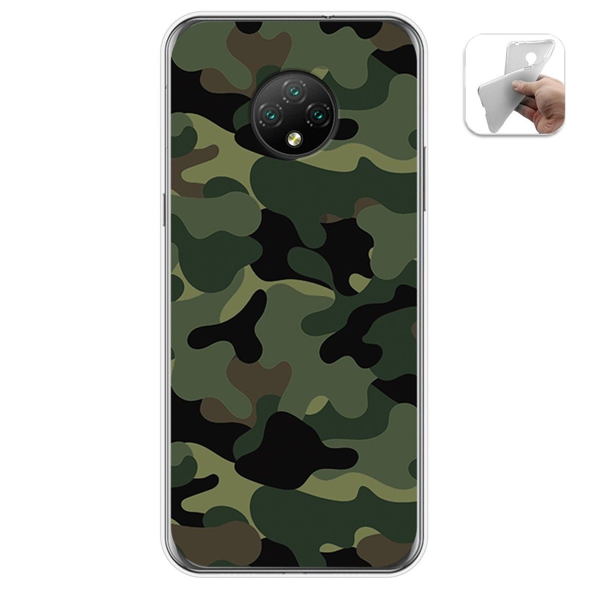 Funda Gel Tpu para Doogee X95 diseño Camuflaje Dibujos