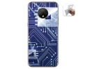 Funda Gel Tpu para Doogee X95 diseño Circuito Dibujos