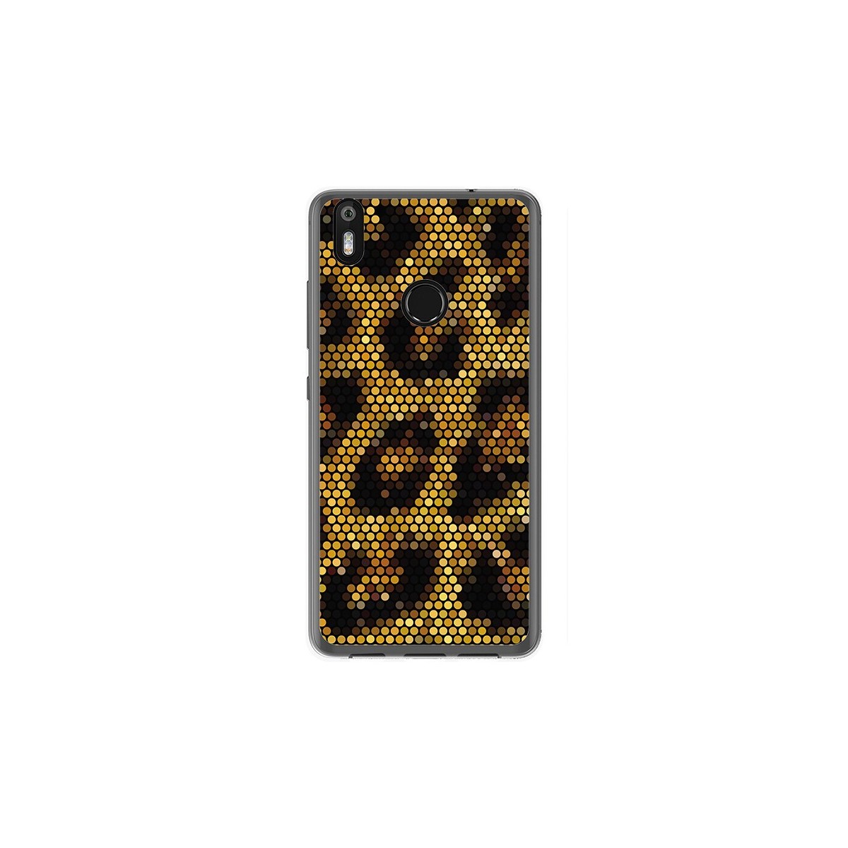 Funda Gel Tpu para Bq Aquaris X / X Pro Diseño Leopardo Dibujos