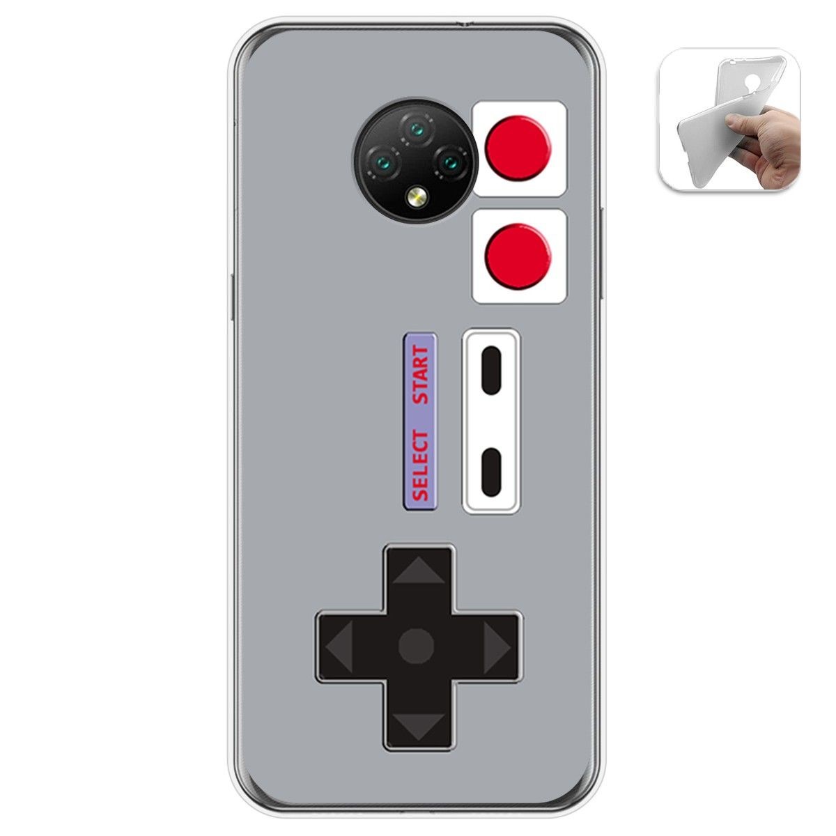 Funda Gel Tpu para Doogee X95 diseño Consola Dibujos