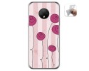 Funda Gel Tpu para Doogee X95 diseño Flores Vintage Dibujos