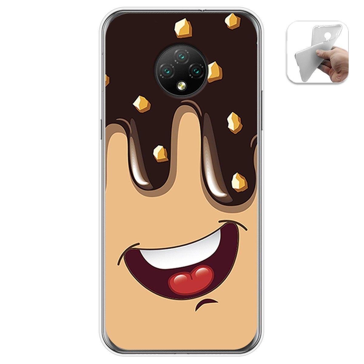 Funda Gel Tpu para Doogee X95 diseño Helado Chocolate Dibujos