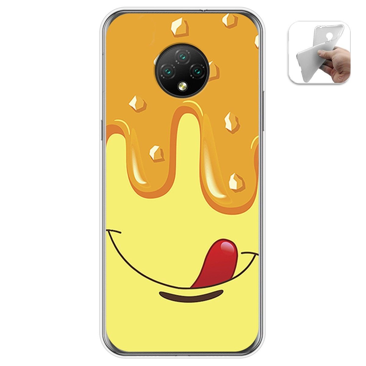 Funda Gel Tpu para Doogee X95 diseño Helado Vainilla Dibujos
