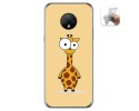 Funda Gel Tpu para Doogee X95 diseño Jirafa Dibujos