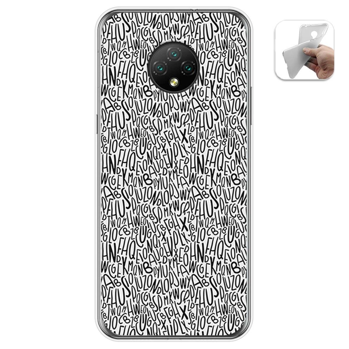 Funda Gel Tpu para Doogee X95 diseño Letras Dibujos