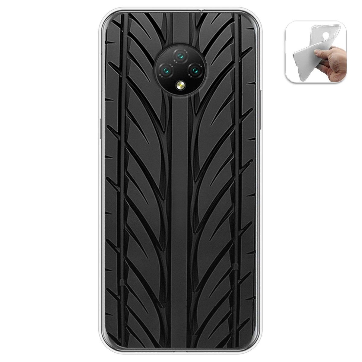 Funda Gel Tpu para Doogee X95 diseño Neumatico Dibujos