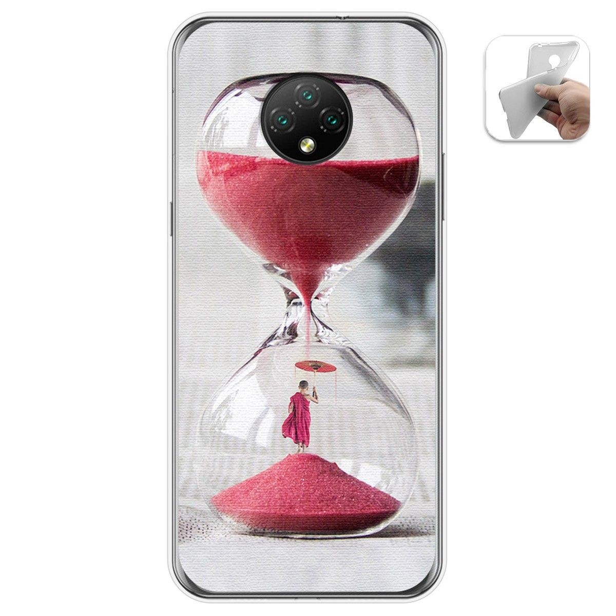 Funda Gel Tpu para Doogee X95 diseño Reloj Dibujos