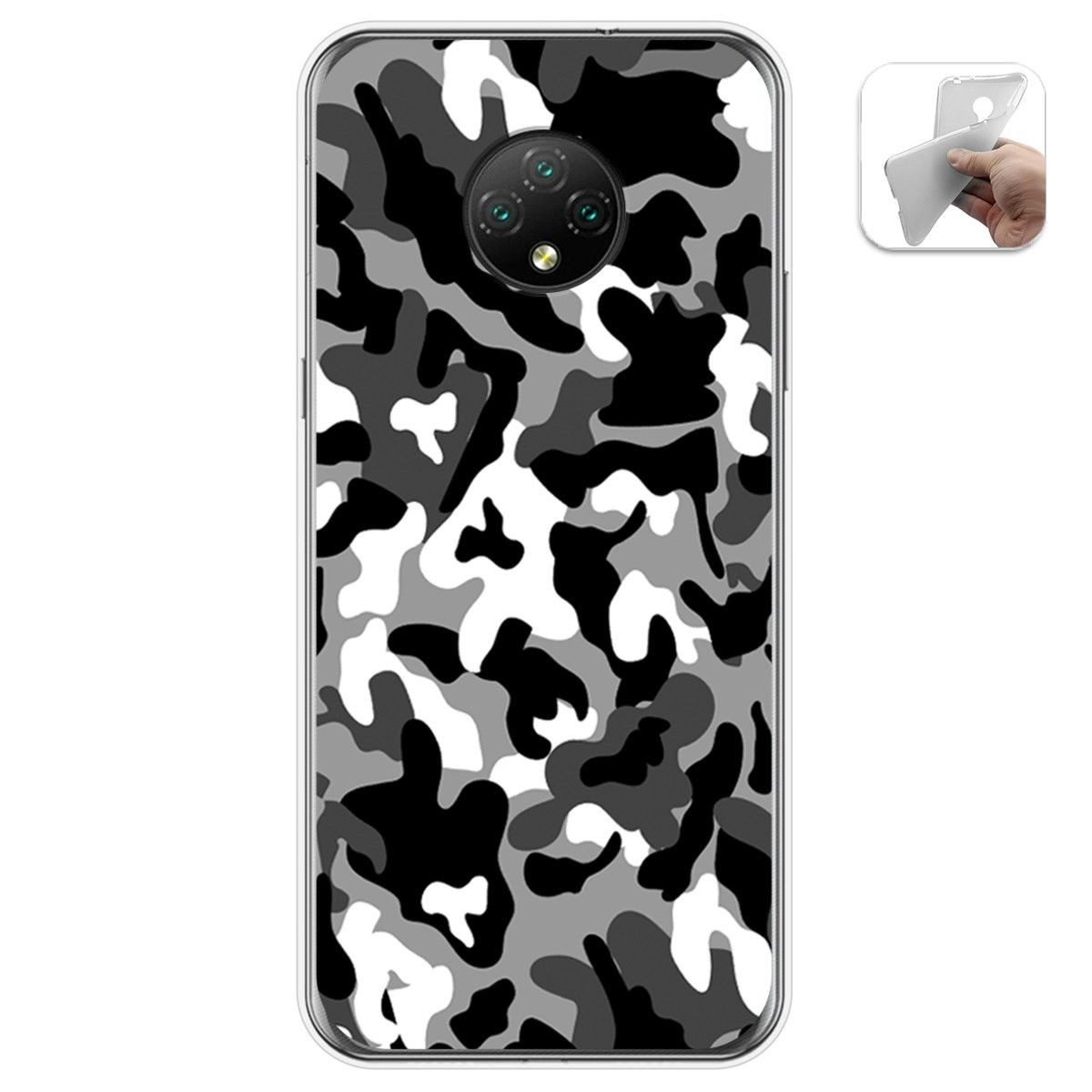 Funda Gel Tpu para Doogee X95 diseño Snow Camuflaje Dibujos
