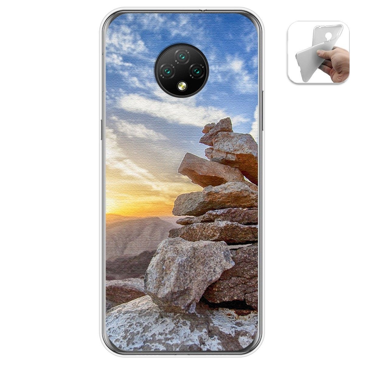 Funda Gel Tpu para Doogee X95 diseño Sunset Dibujos