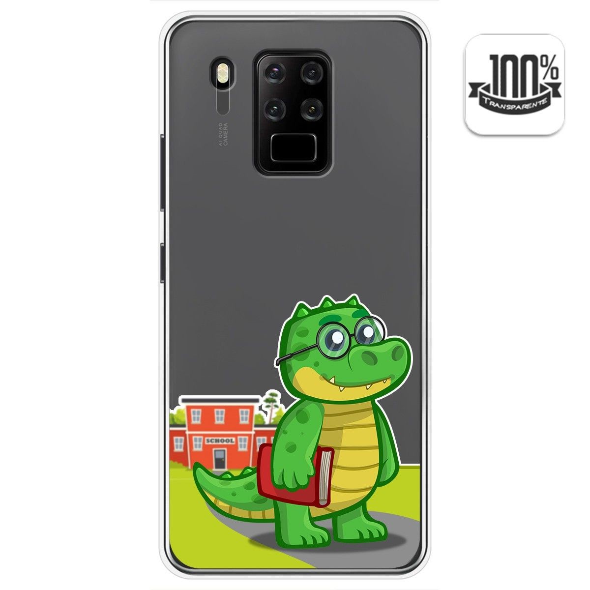 Funda Gel Transparente para Oukitel C18 Pro diseño Coco Dibujos