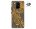 Funda Gel Transparente para Oukitel C18 Pro diseño Hojas Dibujos