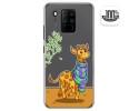Funda Gel Transparente para Oukitel C18 Pro diseño Jirafa Dibujos