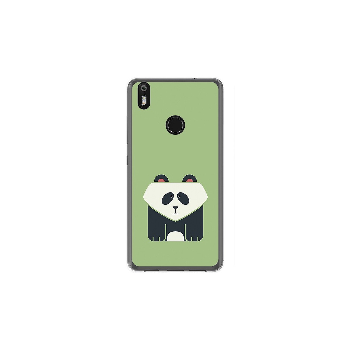Funda Gel Tpu para Bq Aquaris X / X Pro Diseño Panda Dibujos
