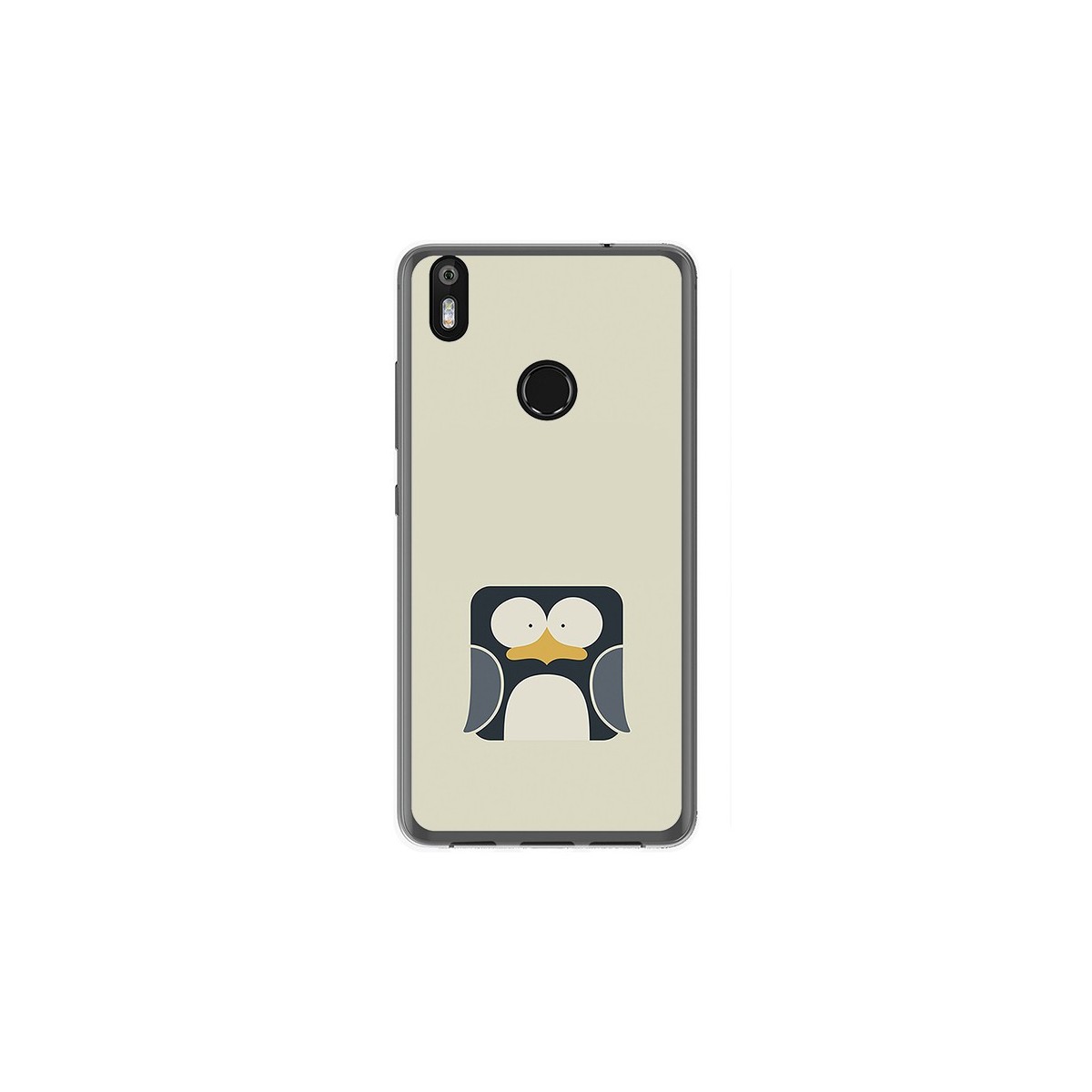 Funda Gel Tpu para Bq Aquaris X / X Pro Diseño Pingüino Dibujos
