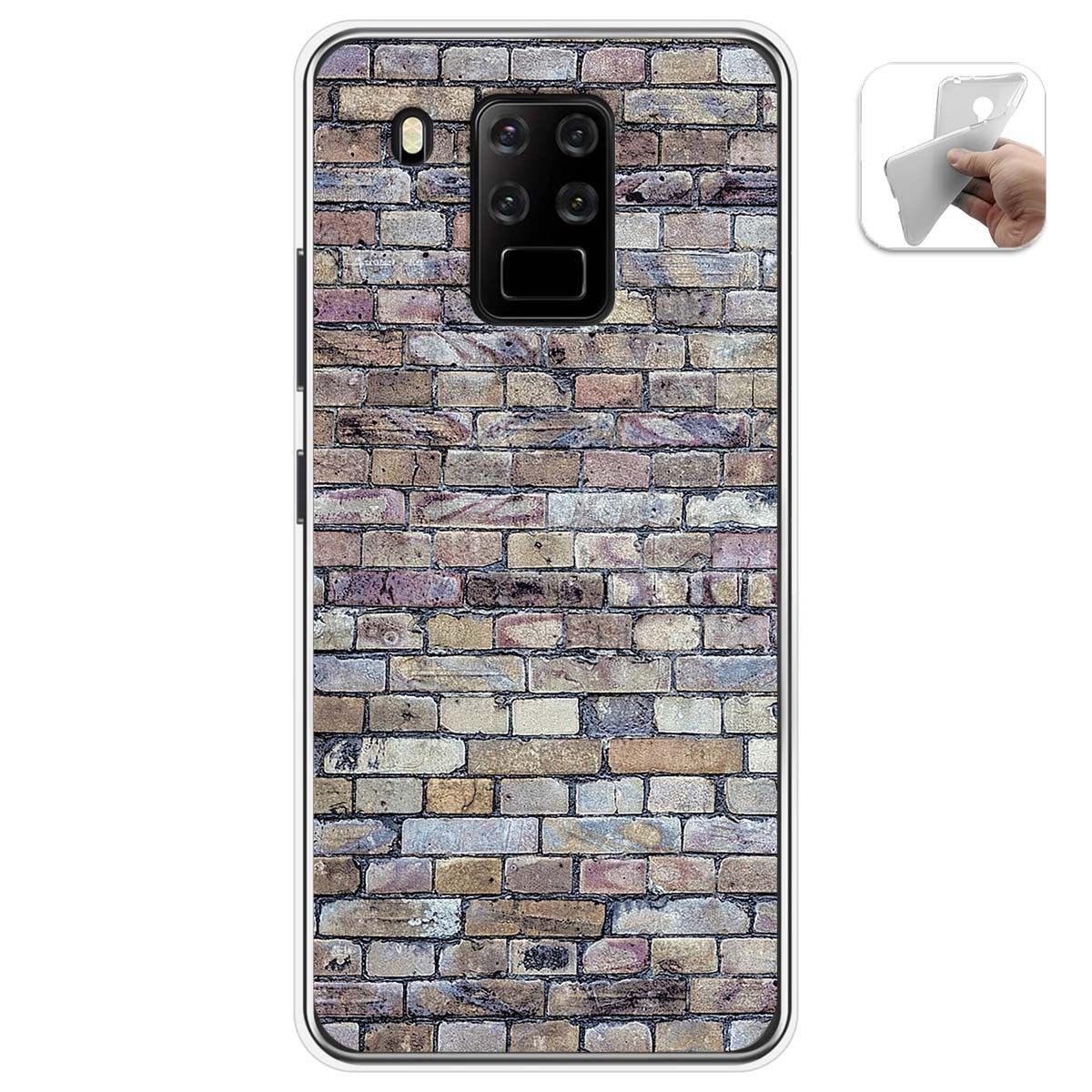 Funda Gel Tpu para Oukitel C18 Pro diseño Ladrillo 02 Dibujos