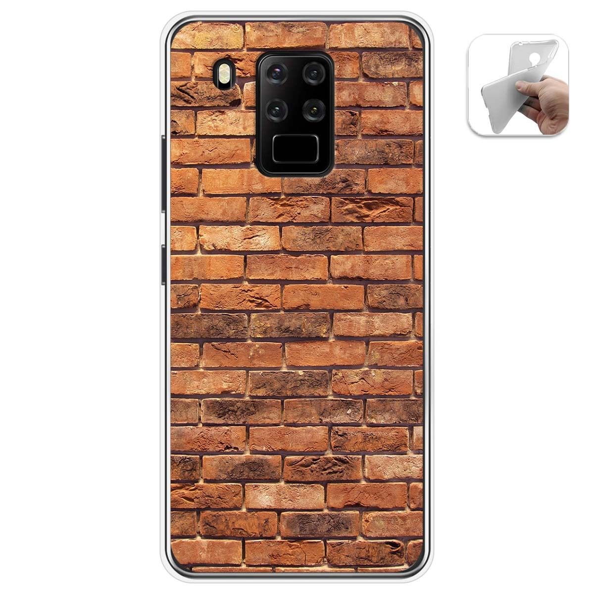 Funda Gel Tpu para Oukitel C18 Pro diseño Ladrillo 04 Dibujos