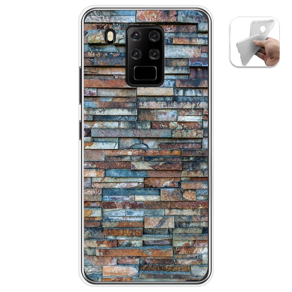 Funda Gel Tpu para Oukitel C18 Pro diseño Ladrillo 05 Dibujos