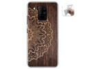 Funda Gel Tpu para Oukitel C18 Pro diseño Madera 06 Dibujos