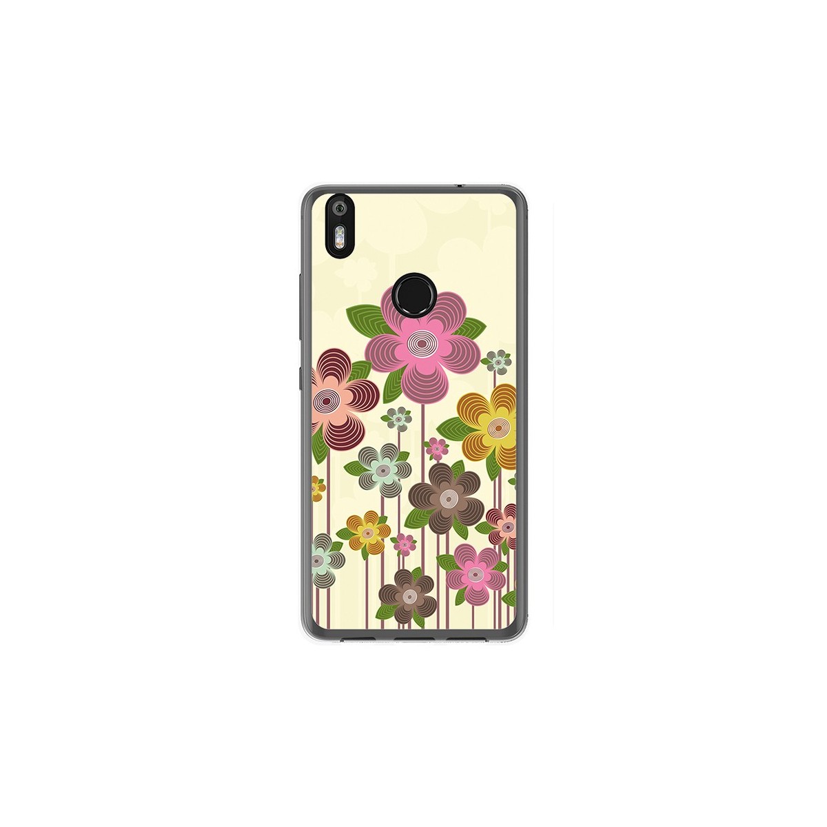 Funda Gel Tpu para Bq Aquaris X / X Pro Diseño Primavera En Flor  Dibujos