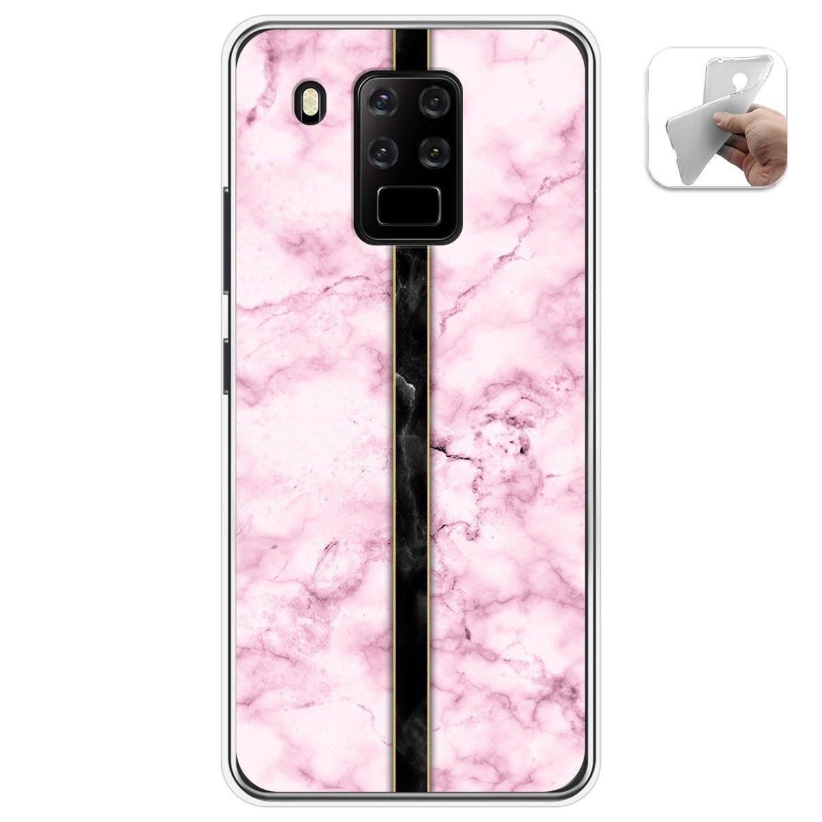 Funda Gel Tpu para Oukitel C18 Pro diseño Mármol 04 Dibujos