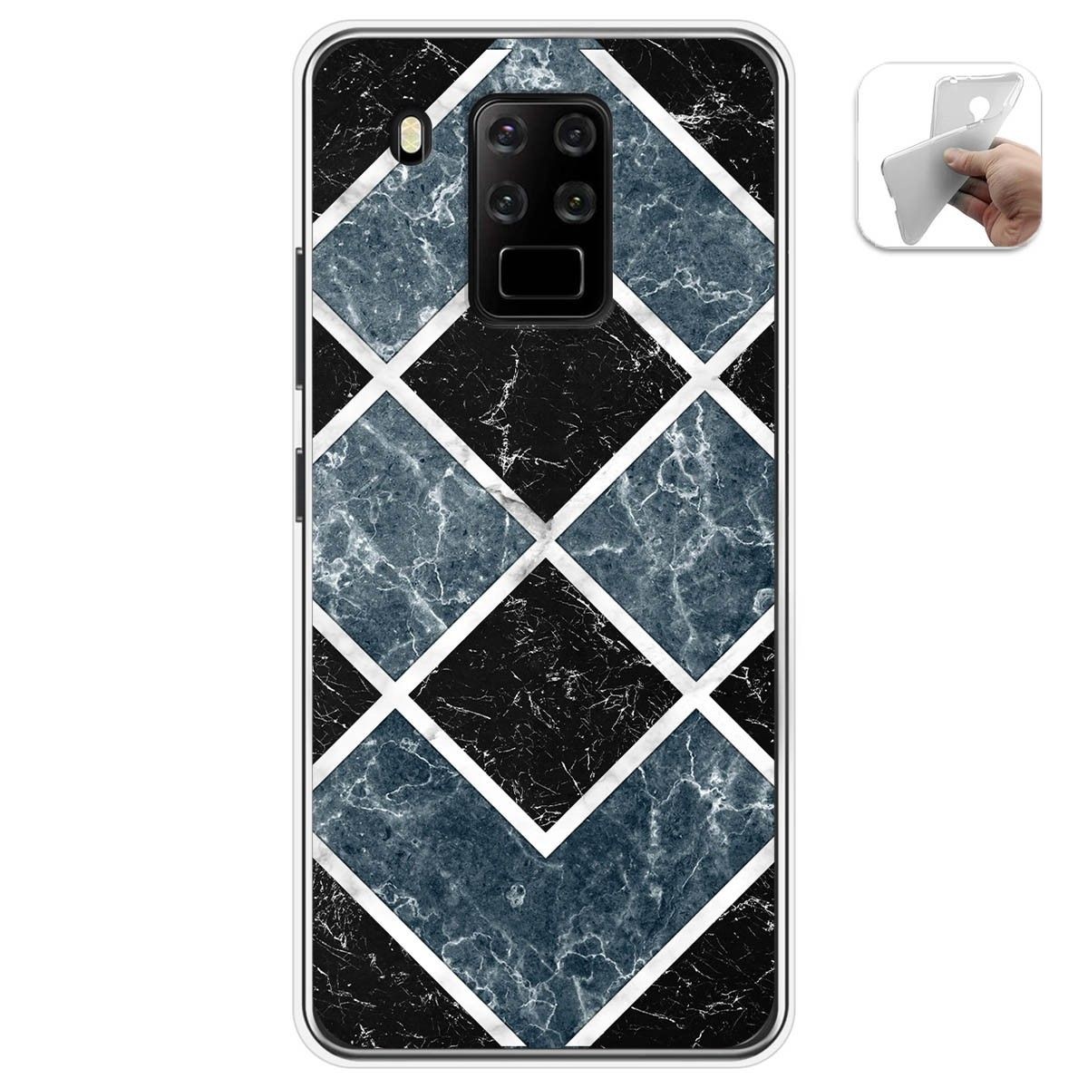 Funda Gel Tpu para Oukitel C18 Pro diseño Mármol 06 Dibujos