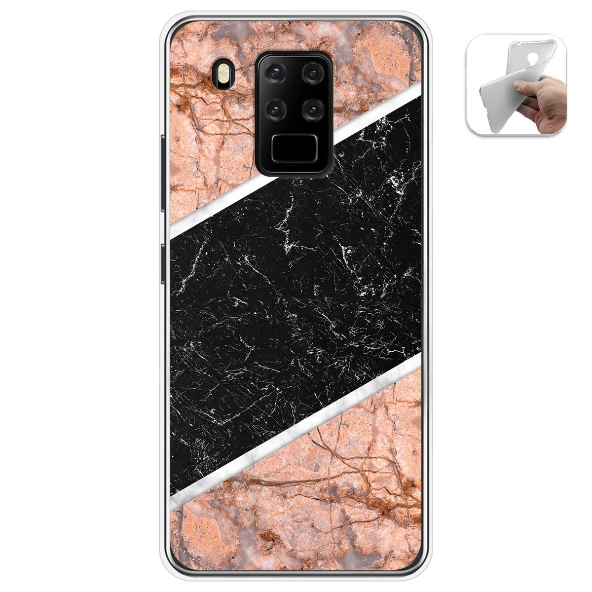 Funda Gel Tpu para Oukitel C18 Pro diseño Mármol 07 Dibujos