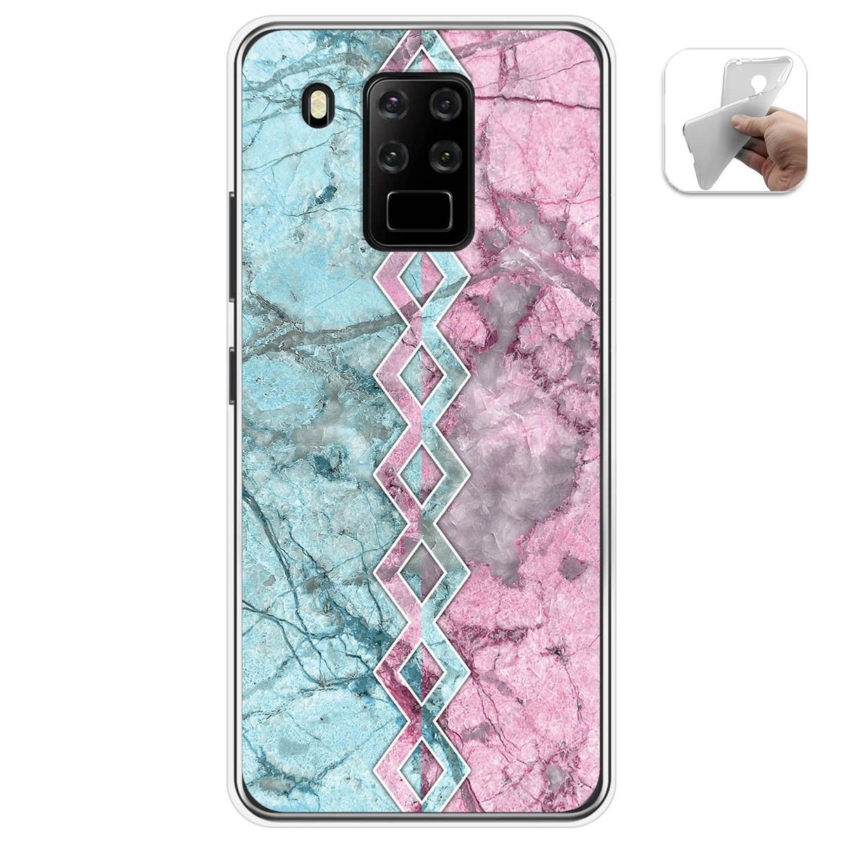 Funda Gel Tpu para Oukitel C18 Pro diseño Mármol 08 Dibujos