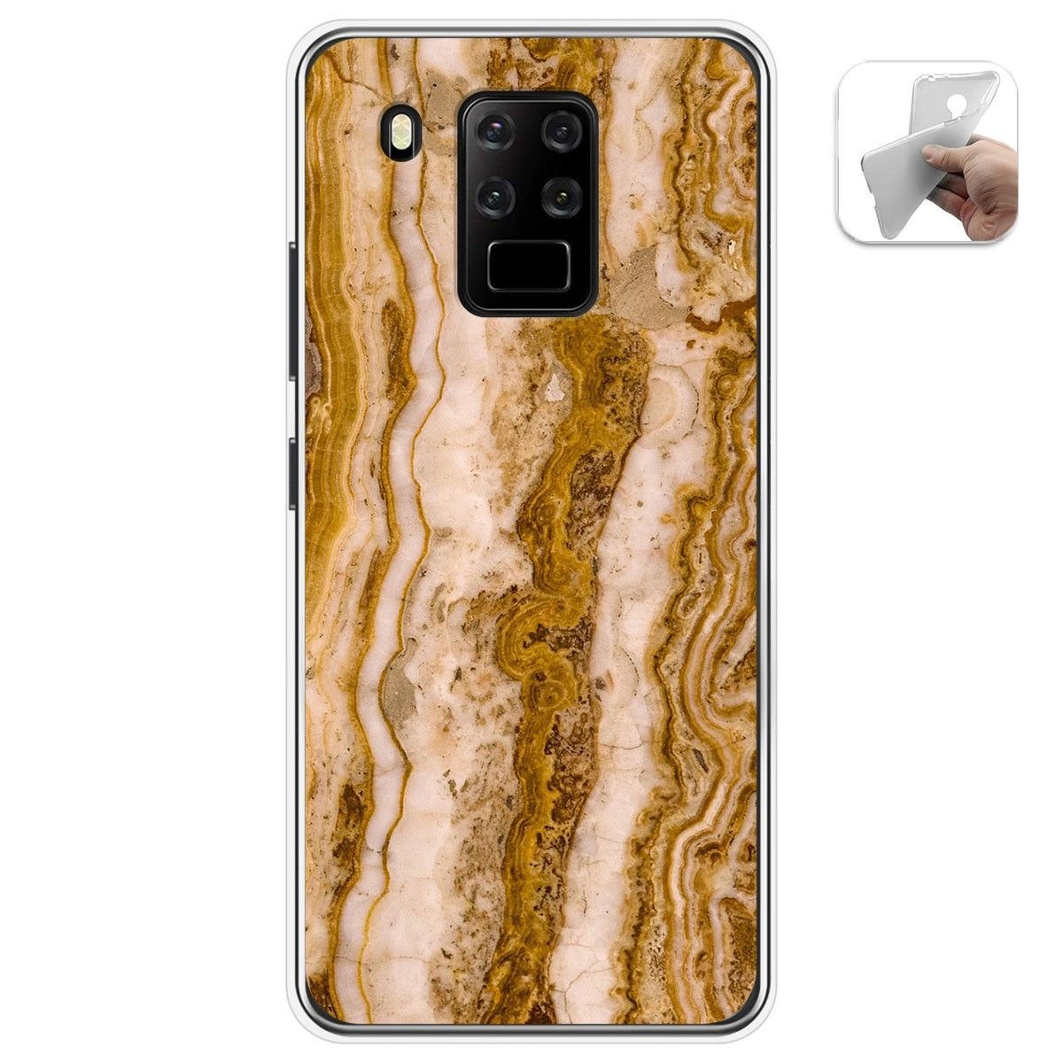 Funda Gel Tpu para Oukitel C18 Pro diseño Mármol 10 Dibujos