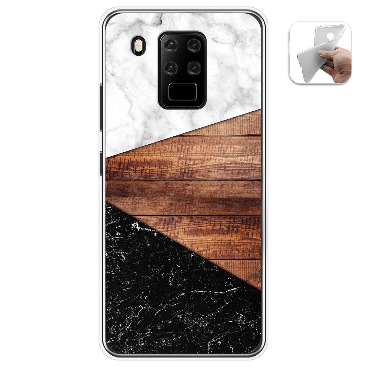 Funda Gel Tpu para Oukitel C18 Pro diseño Mármol 11 Dibujos