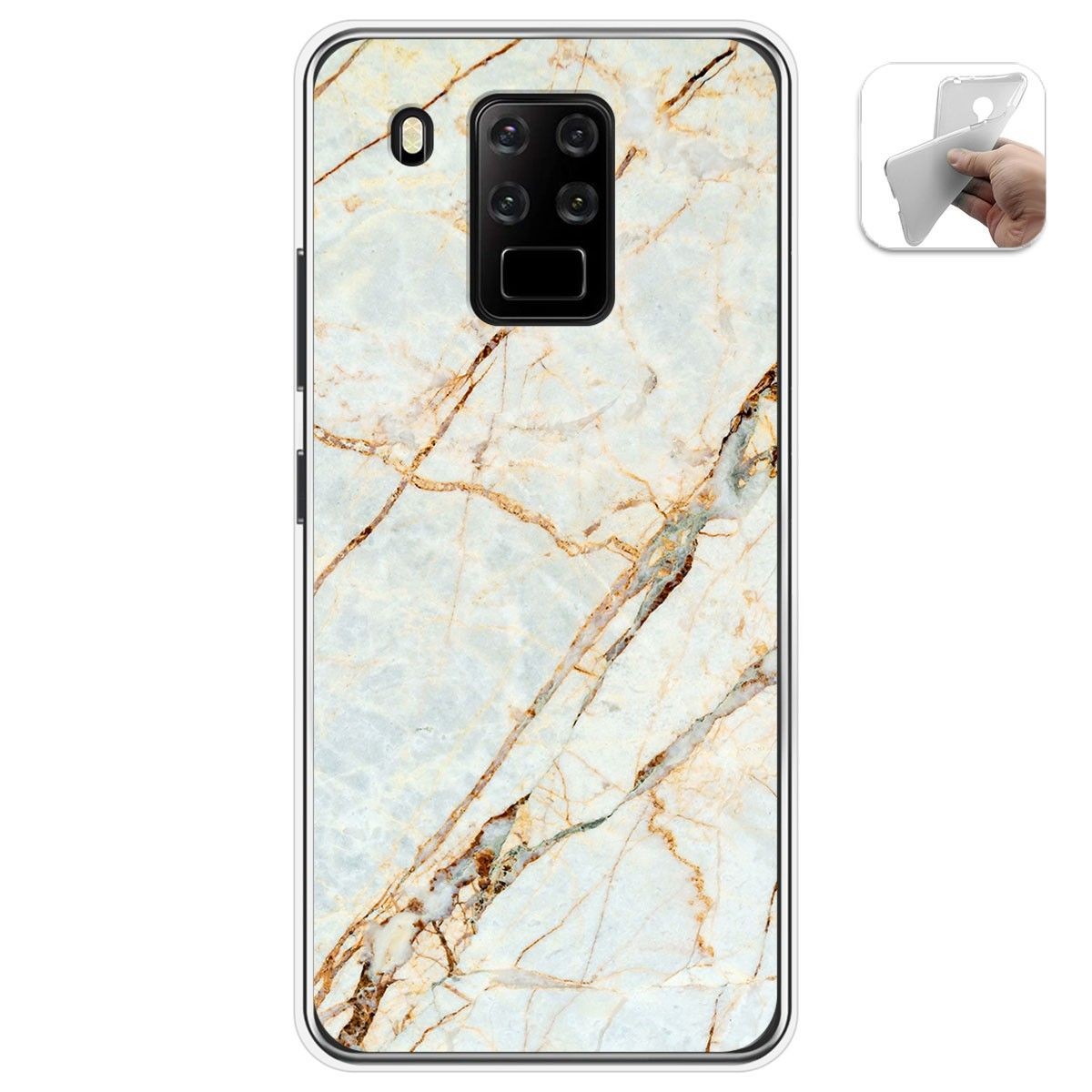 Funda Gel Tpu para Oukitel C18 Pro diseño Mármol 13 Dibujos