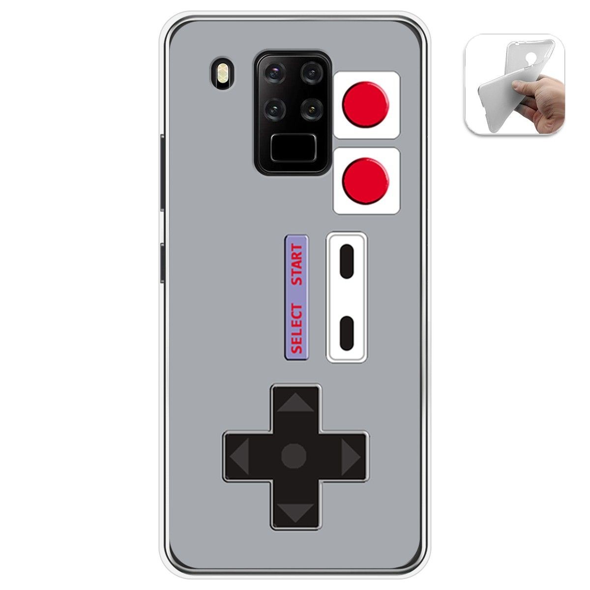 Funda Gel Tpu para Oukitel C18 Pro diseño Consola Dibujos