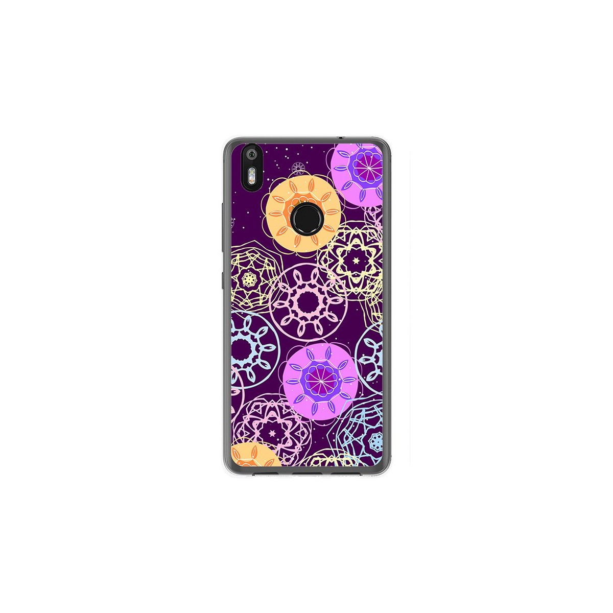 Funda Gel Tpu para Bq Aquaris X / X Pro Diseño Radial Dibujos