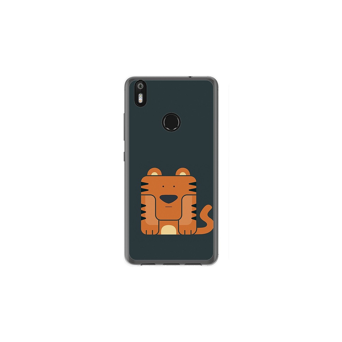 Funda Gel Tpu para Bq Aquaris X / X Pro Diseño Tigre Dibujos