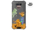 Funda Gel Transparente para Oukitel Wp5 diseño Jirafa Dibujos