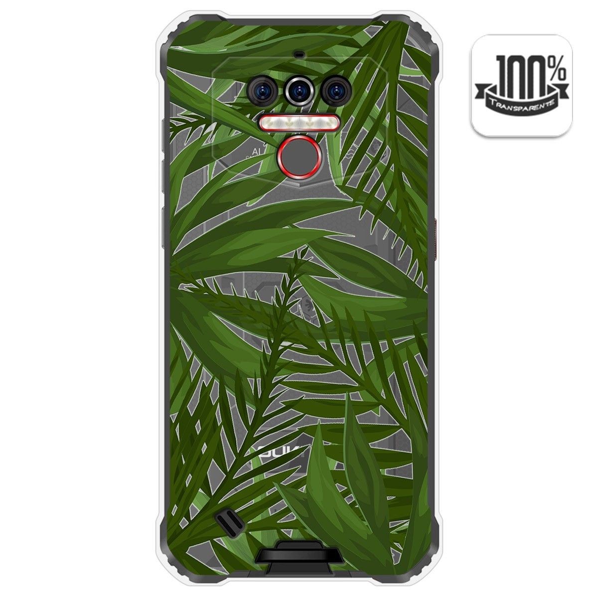 Funda Gel Transparente para Oukitel Wp5 diseño Jungla Dibujos