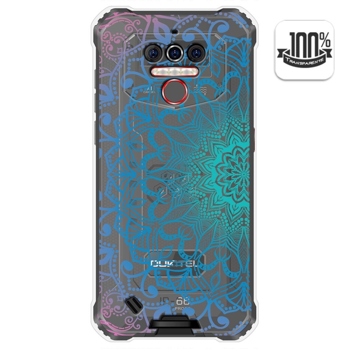 Funda Gel Transparente para Oukitel Wp5 diseño Mandala Dibujos