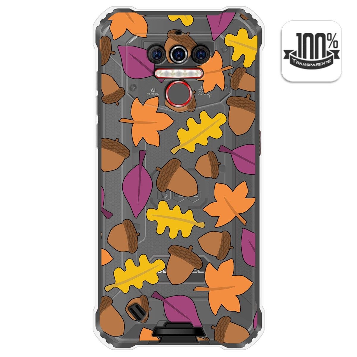 Funda Gel Transparente para Oukitel Wp5 diseño Otoño Dibujos