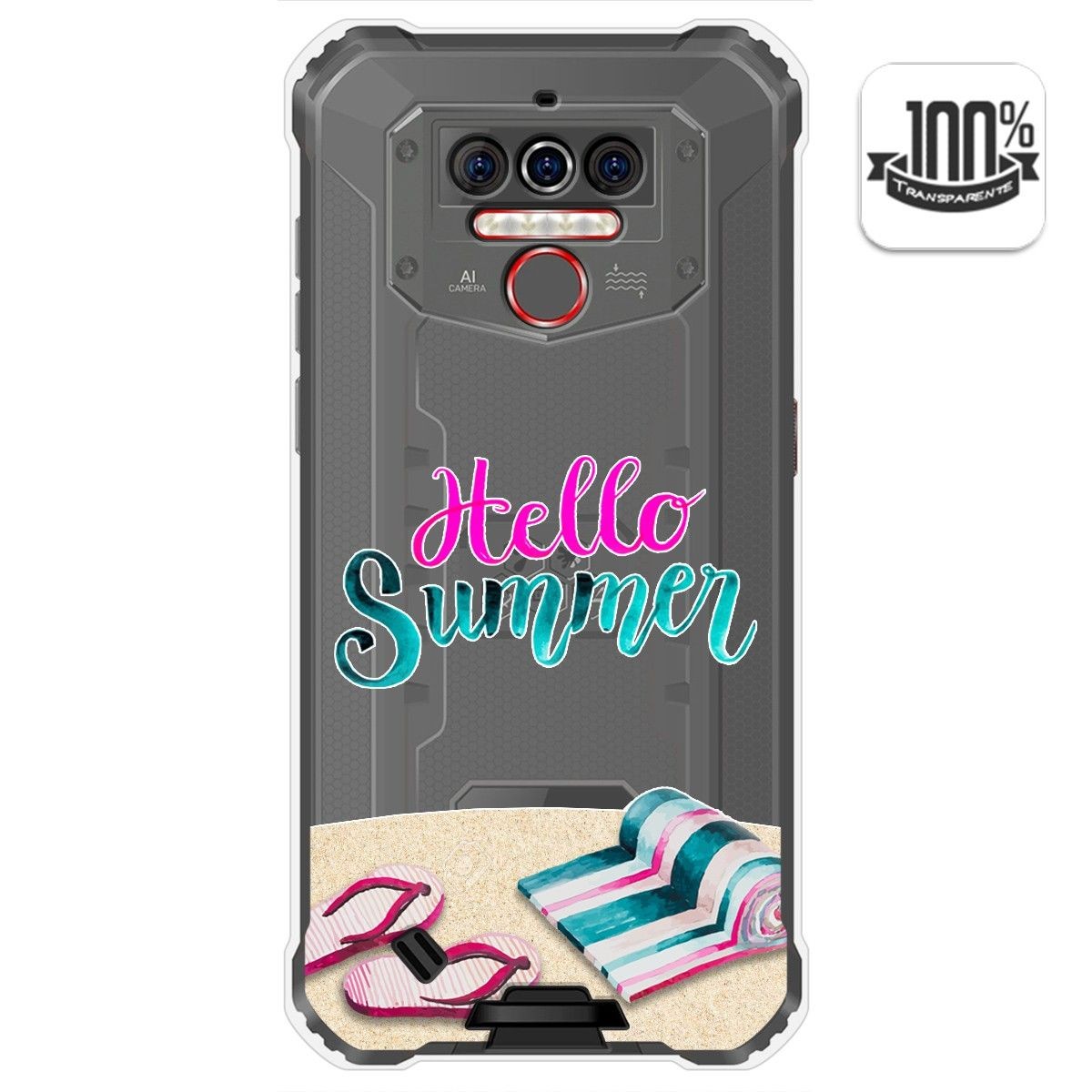 Funda Gel Transparente para Oukitel Wp5 diseño Summer Dibujos