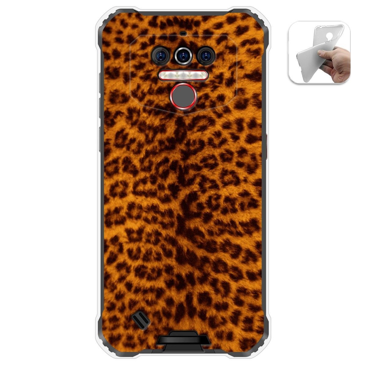 Funda Gel Tpu para Oukitel Wp5 diseño Animal 03 Dibujos