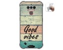 Funda Gel Tpu para Oukitel Wp5 diseño Madera 01 Dibujos