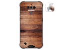 Funda Gel Tpu para Oukitel Wp5 diseño Madera 02 Dibujos