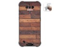 Funda Gel Tpu para Oukitel Wp5 diseño Madera 03 Dibujos