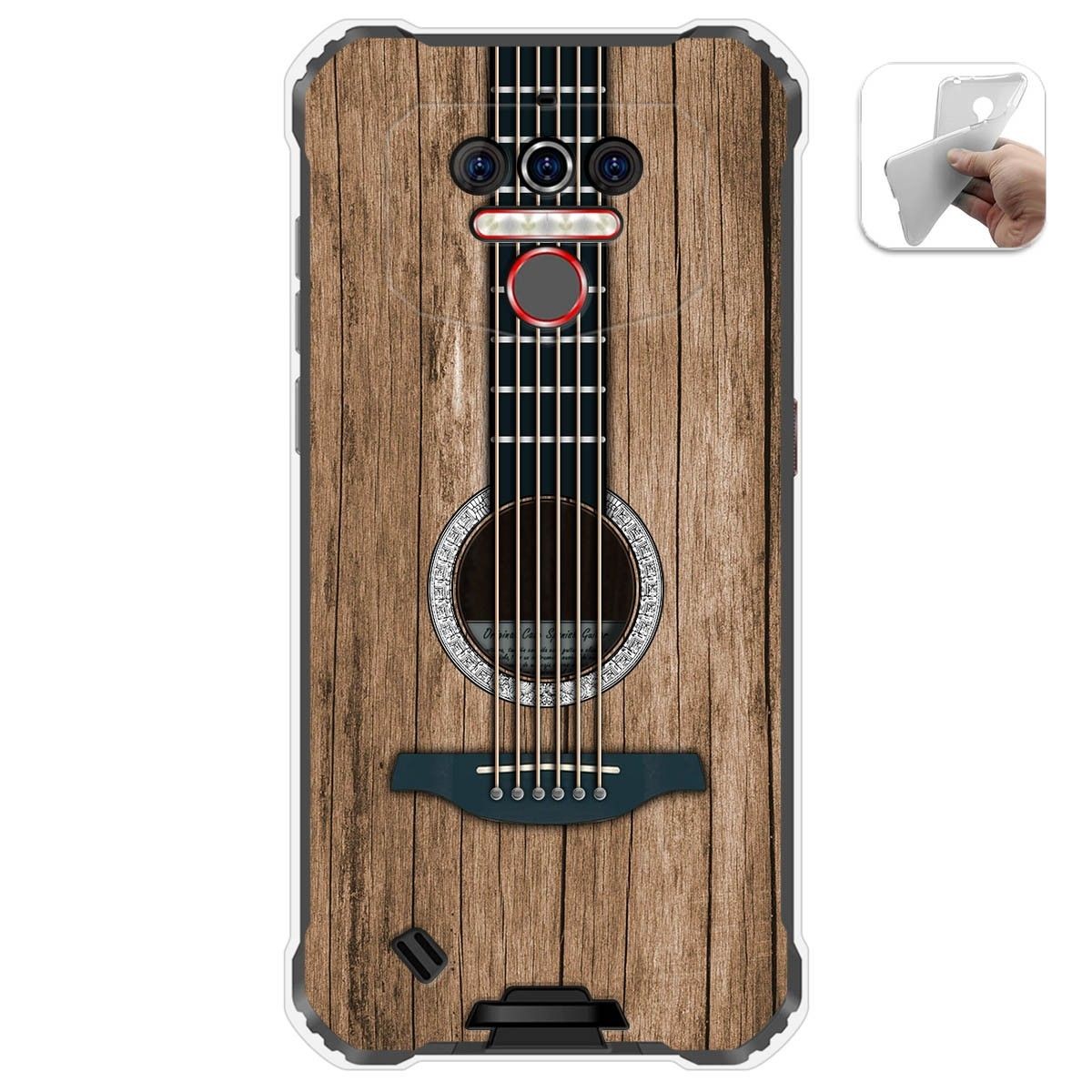 Funda Gel Tpu para Oukitel Wp5 diseño Madera 11 Dibujos