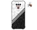 Funda Gel Tpu para Oukitel Wp5 diseño Mármol 01 Dibujos
