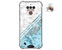 Funda Gel Tpu para Oukitel Wp5 diseño Mármol 02 Dibujos