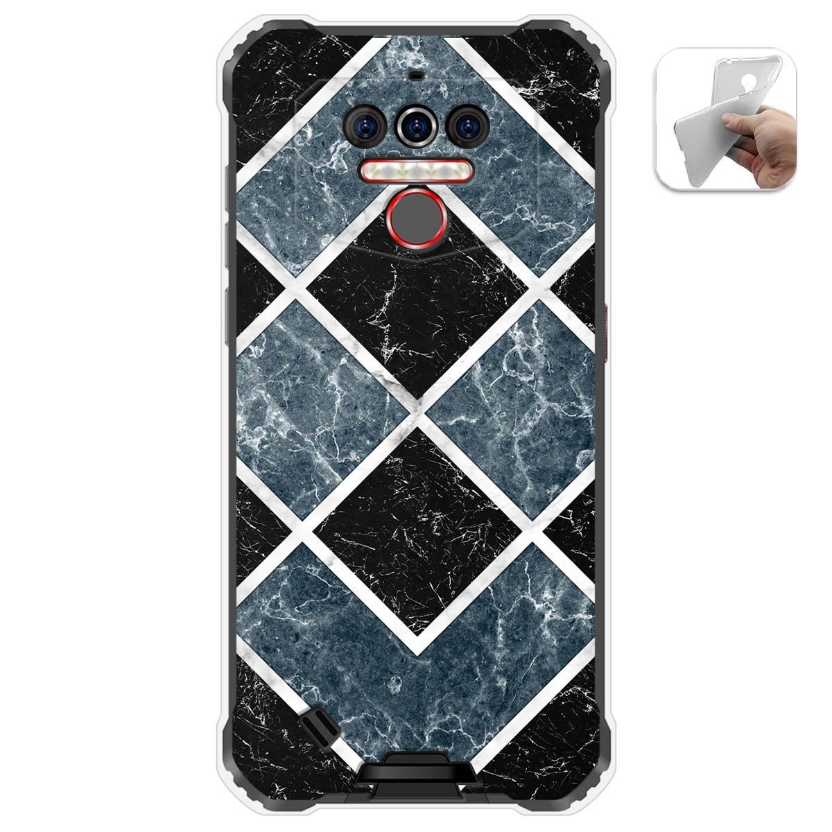 Funda Gel Tpu para Oukitel Wp5 diseño Mármol 06 Dibujos