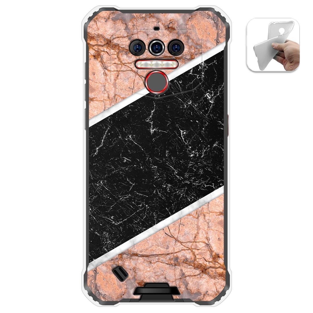 Funda Gel Tpu para Oukitel Wp5 diseño Mármol 07 Dibujos