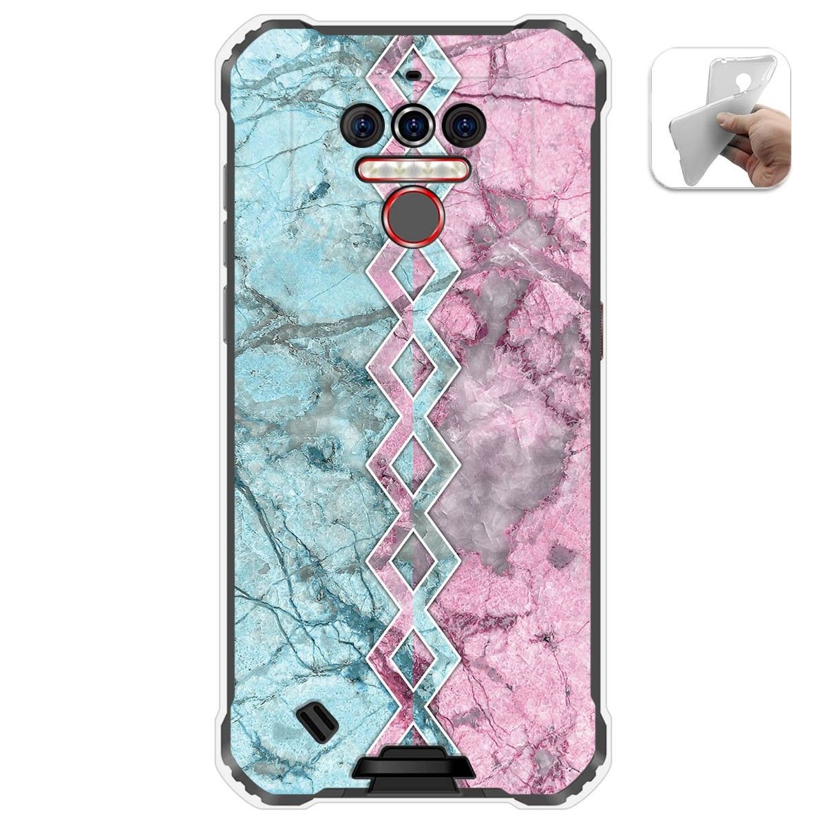 Funda Gel Tpu para Oukitel Wp5 diseño Mármol 08 Dibujos