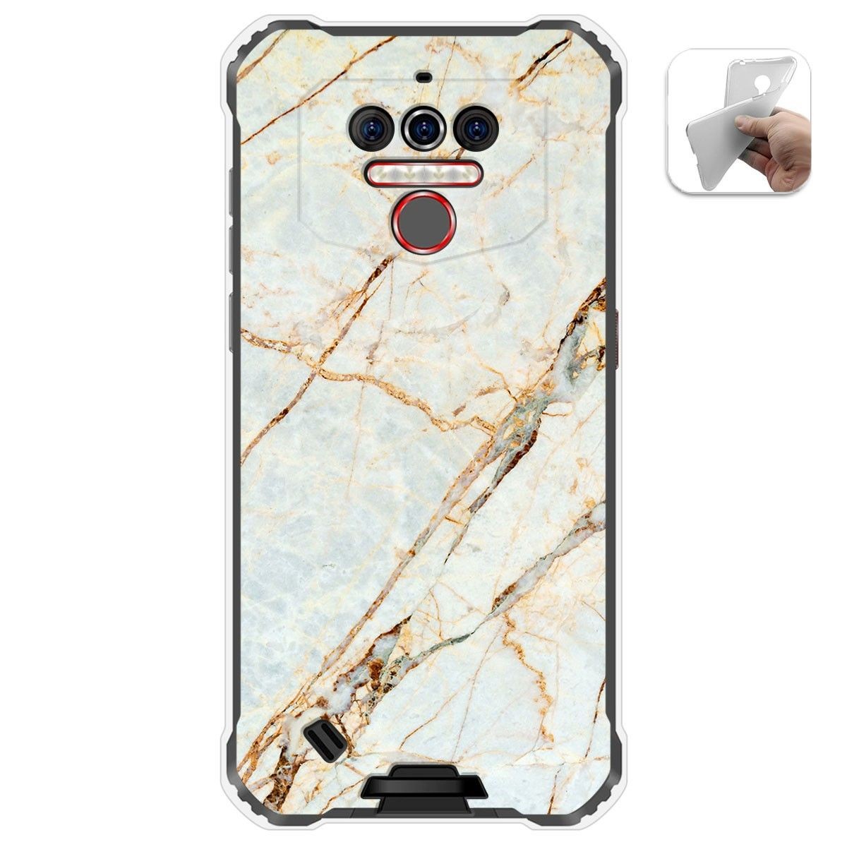 Funda Gel Tpu para Oukitel Wp5 diseño Mármol 13 Dibujos